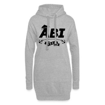 abi team - Hoodie-Kleid - Grau meliert - Vorne