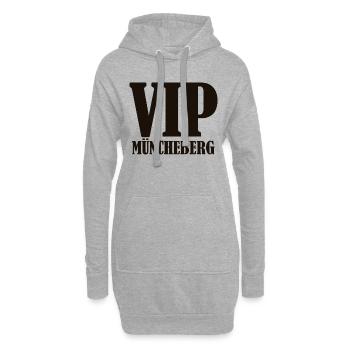 VIP Müncheberg - Hoodie-Kleid - Grau meliert - Vorne
