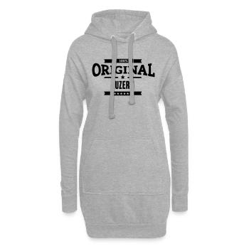 Original Luzern - Hoodie-Kleid - Grau meliert - Vorne