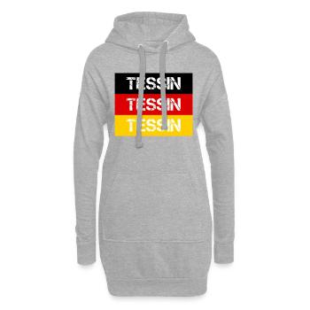 VILLE TESSIN, ALLEMAGNE - Sweat-shirt à capuche long Femme - gris chiné - Devant