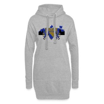 Zurich South Bend - Sweat-shirt à capuche long Femme - gris chiné - Devant