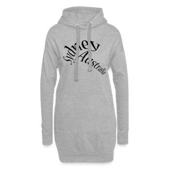 Sydney - Australie - Sweat-shirt à capuche long Femme - gris chiné - Devant