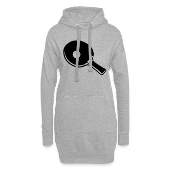 Ping Pong - Hoodie Dress - heather grey - Front
