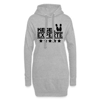 kegel experte - Hoodie-Kleid - Grau meliert - Vorne