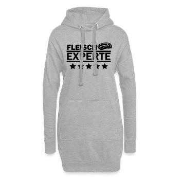fleisch experte - Hoodie-Kleid - Grau meliert - Vorne