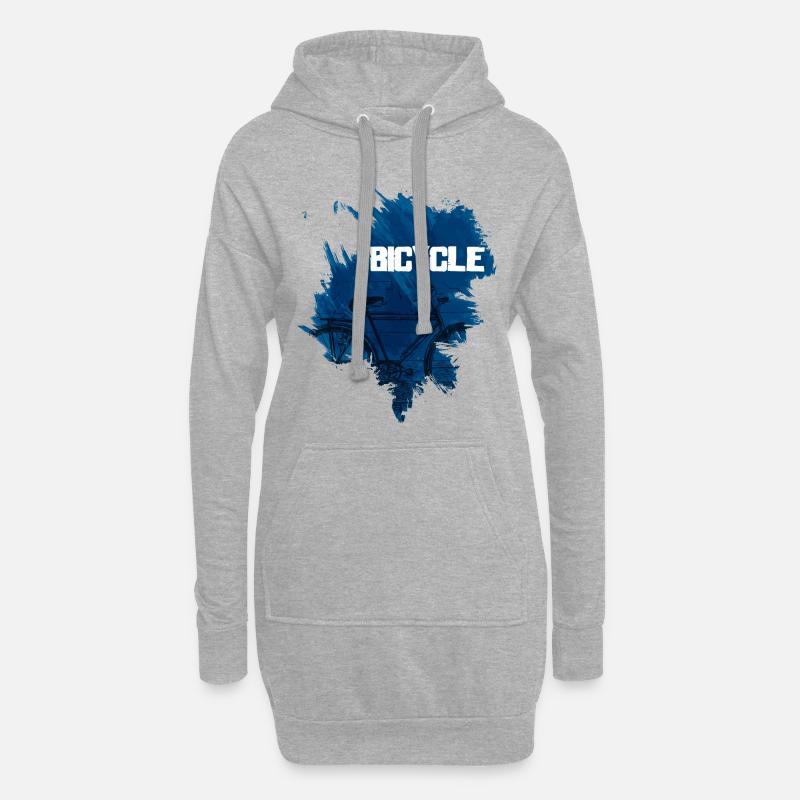 Bicycle - Hoodie-Kleid - Grau meliert