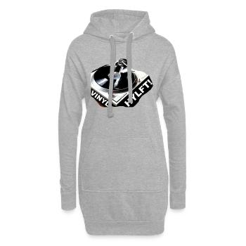 ZoffArt VINYL HYLFT! - Hoodie-Kleid - Grau meliert - Vorne