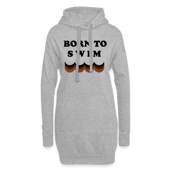 Triathlon Natation Bike Run Marathon - Sweat-shirt à capuche long Femme - gris chiné - Devant