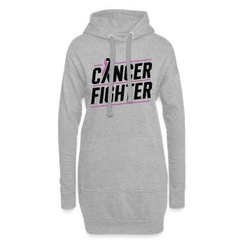 KREBS - Hoodie-Kleid - Grau meliert - Vorne