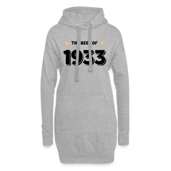 Das Beste von 1933 - Hoodie-Kleid - Grau meliert - Vorne