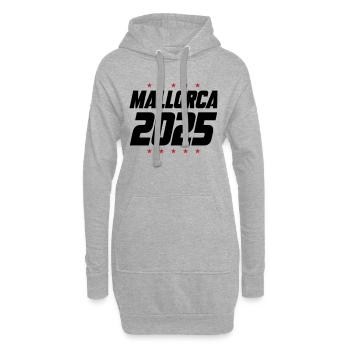 Mallorca 2025 - Hoodie-Kleid - Grau meliert - Vorne