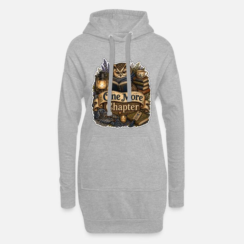 One More Chapter - Hoodie-Kleid - Grau meliert