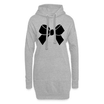 Masche Haarmasche 2 - Hoodie-Kleid - Grau meliert - Vorne