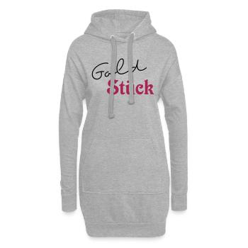 Gold Stück - Hoodie-Kleid - Grau meliert - Vorne