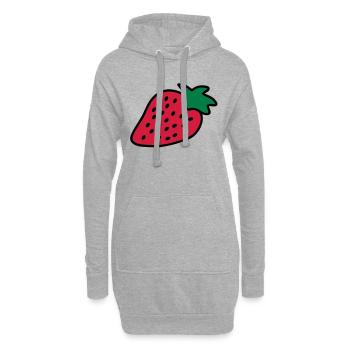 strawberry - Hoodie-Kleid - Grau meliert - Vorne