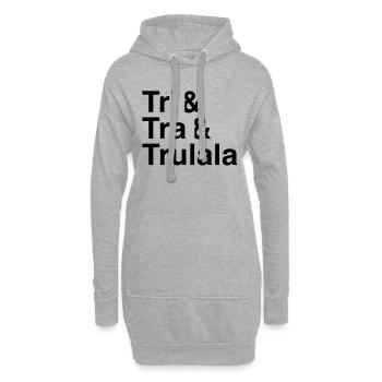 Kasper - Tri Tra Trulala - Hoodie-Kleid - Grau meliert - Vorne