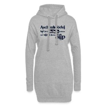 Aschenbrödel - Hoodie-Kleid - Grau meliert - Vorne