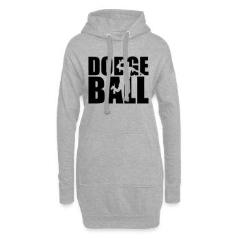 Dodgeball - Hoodie-Kleid - Grau meliert - Vorne