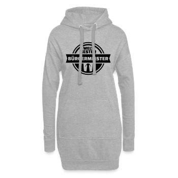 Bürgermeister - Hoodie-Kleid - Grau meliert - Vorne