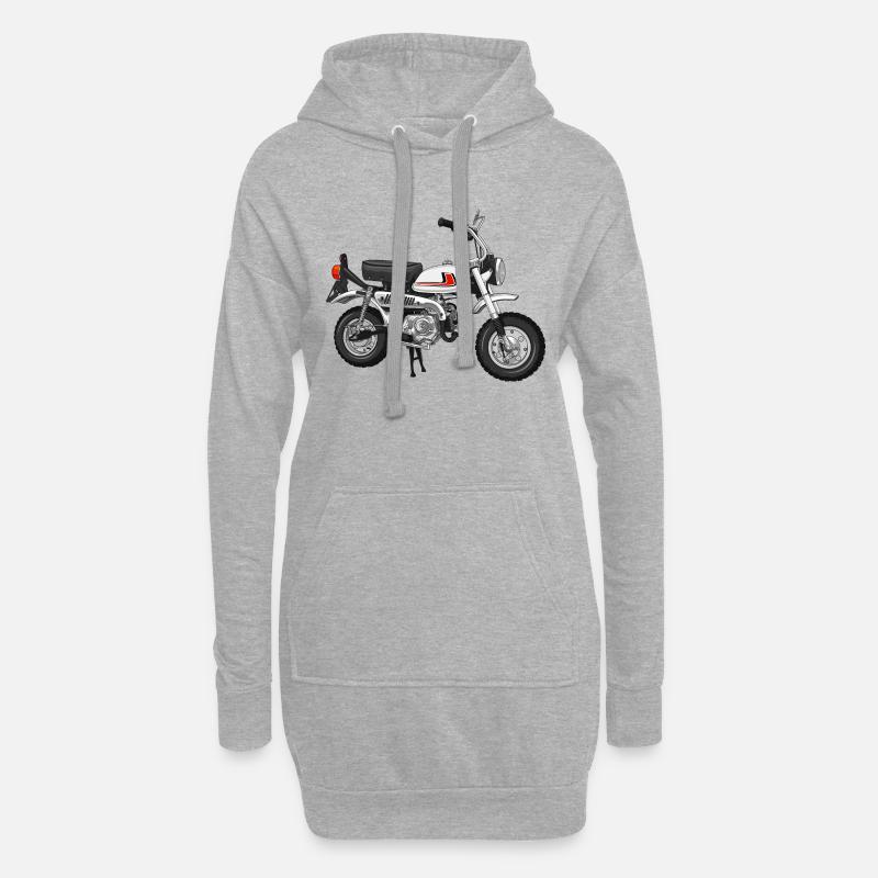 Monkey Z50J J1 DE | ceramic white - Hoodie-Kleid - Grau meliert