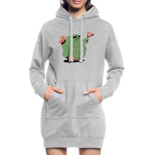 Unbeeindruckter UI-Kaktus - Hoodie-Kleid