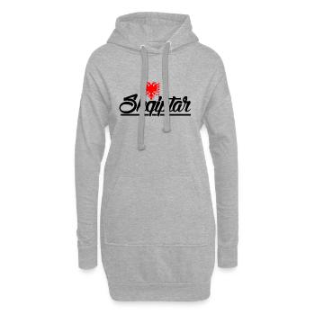 Shqiptar Albania Balkans Poison - Hoodie Dress - heather grey - Front