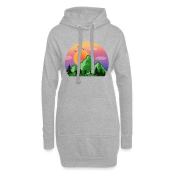 Trail Runner Running Jogging Jogger I Gift - Sweat-shirt à capuche long Femme - gris chiné - Devant