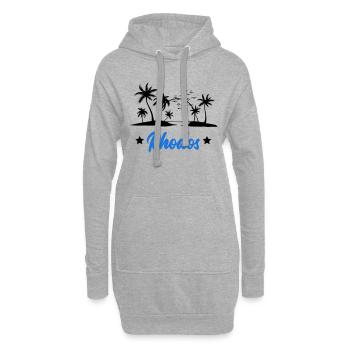 rhodos - Hoodie-Kleid - Grau meliert - Vorne