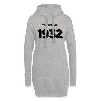 Das Beste von 1932 - Hoodie-Kleid - Grau meliert - Vorne