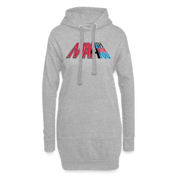 may4th_vec_3 de - Hoodie-Kleid - Grau meliert - Vorne