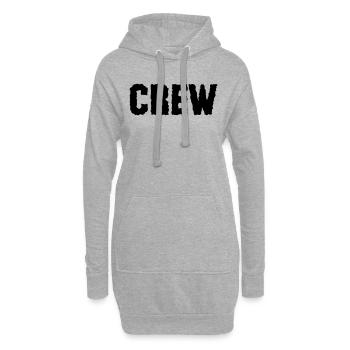 crew - Hoodie-Kleid - Grau meliert - Vorne