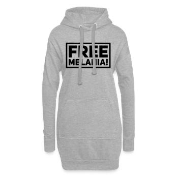 free melania! - Hoodie-Kleid - Grau meliert - Vorne