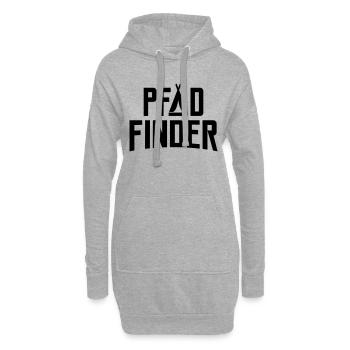 Pfadfinder Zelt - Hoodie-Kleid - Grau meliert - Vorne