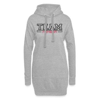 team member - Hoodie-Kleid - Grau meliert - Vorne