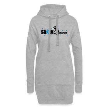 Snowqueen - Hoodie-Kleid - Grau meliert - Vorne
