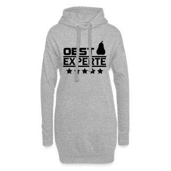 obst experte - Hoodie-Kleid - Grau meliert - Vorne
