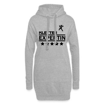 kletter expertin - Hoodie-Kleid - Grau meliert - Vorne