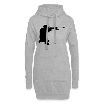soldier_01 - Hoodie-Kleid - Grau meliert - Vorne
