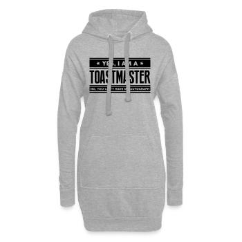 Yes I am a toastmaster no you cant have - Hoodie Dress - heather grey - Front