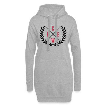 crew kranz - Hoodie-Kleid - Grau meliert - Vorne