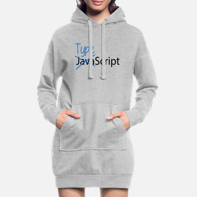Typescript over Javascript Hoodie-Kleid