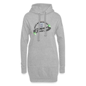 Weck Worscht & Woi 2 - Hoodie-Kleid - Grau meliert - Vorne