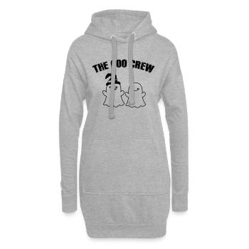 The Boo Crew - Hoodie-Kleid - Grau meliert - Vorne