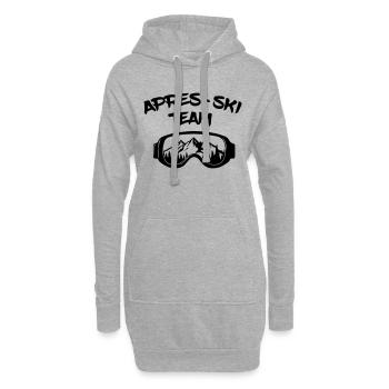 Apres Ski Team - Hoodie-Kleid - Grau meliert - Vorne