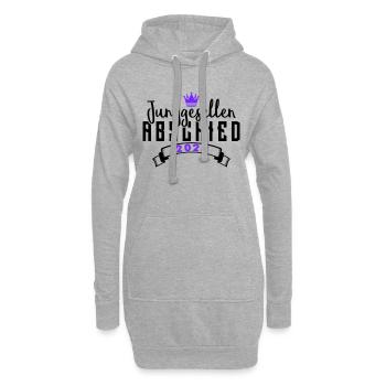 Junggesellenabschied 2023 - Hoodie-Kleid - Grau meliert - Vorne