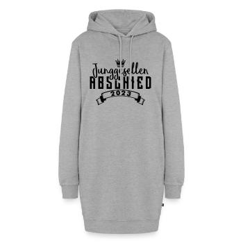 junggesellen abschied 2023 - Hoodie-Kleid - Grau meliert - Vorne