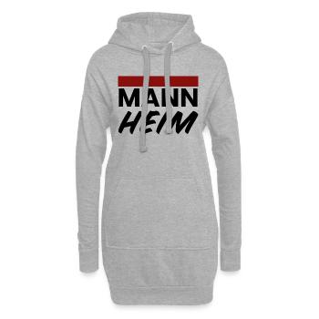 Mannheim Monnem - Hoodie-Kleid - Grau meliert - Vorne