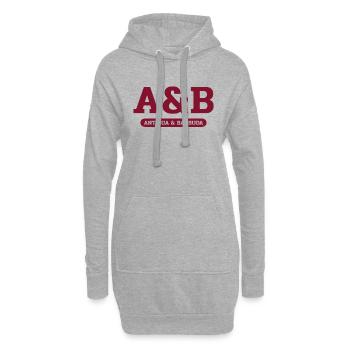 Antigua-et-Barbuda - St John’s - Antilles - Sweat-shirt à capuche long Femme - gris chiné - Devant