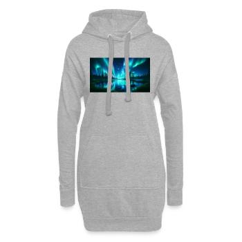 group1 8 - Hoodie-Kleid - Grau meliert - Vorne