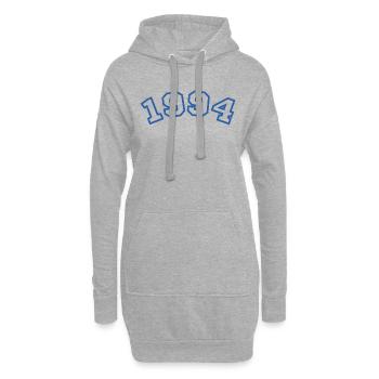 1994 Sport Blau - Hoodie-Kleid - Grau meliert - Vorne